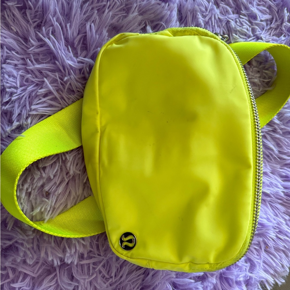 Lululemon Bright Yellow Belt Bag